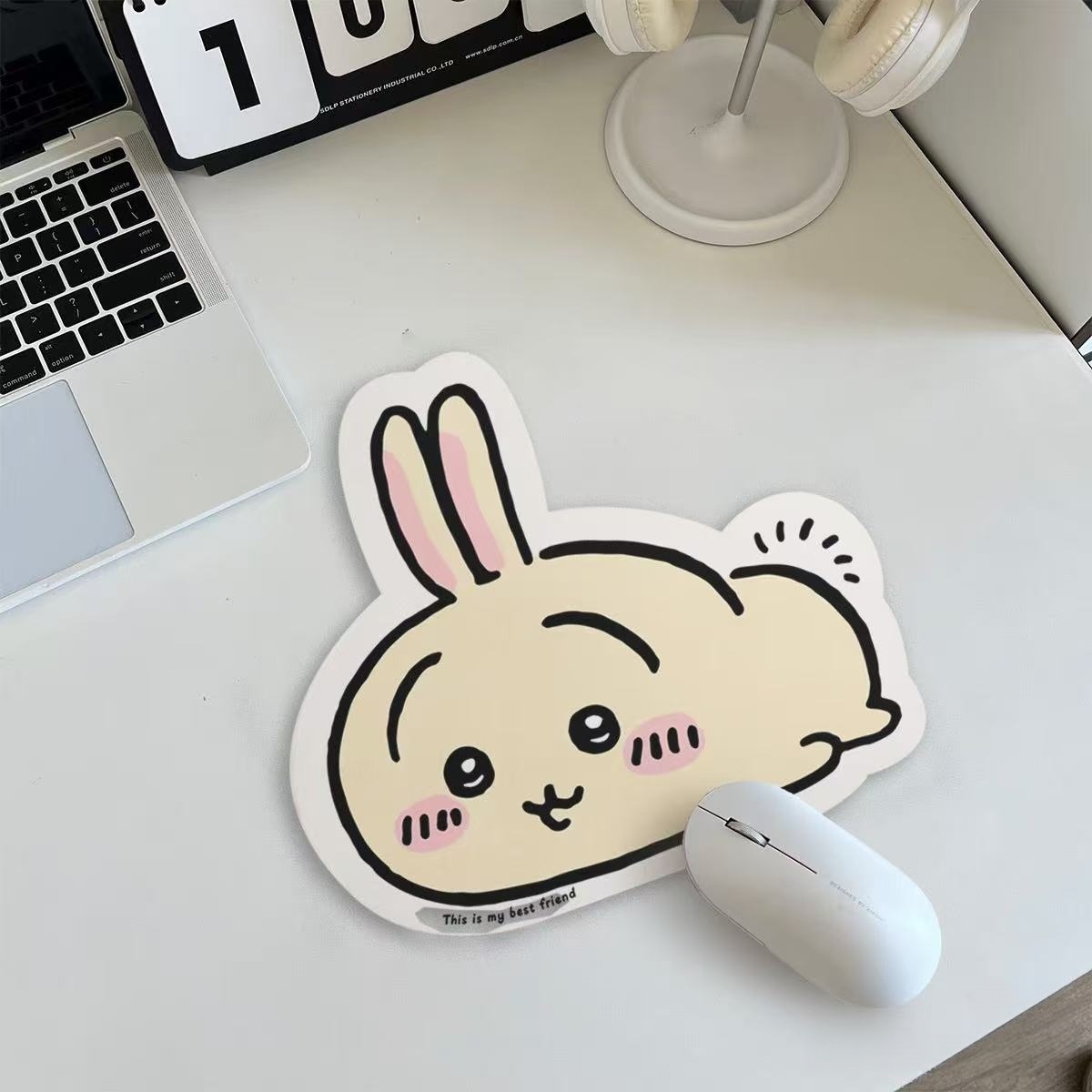 Leather Desk Pad - Mouse Pad de Couro com Formato