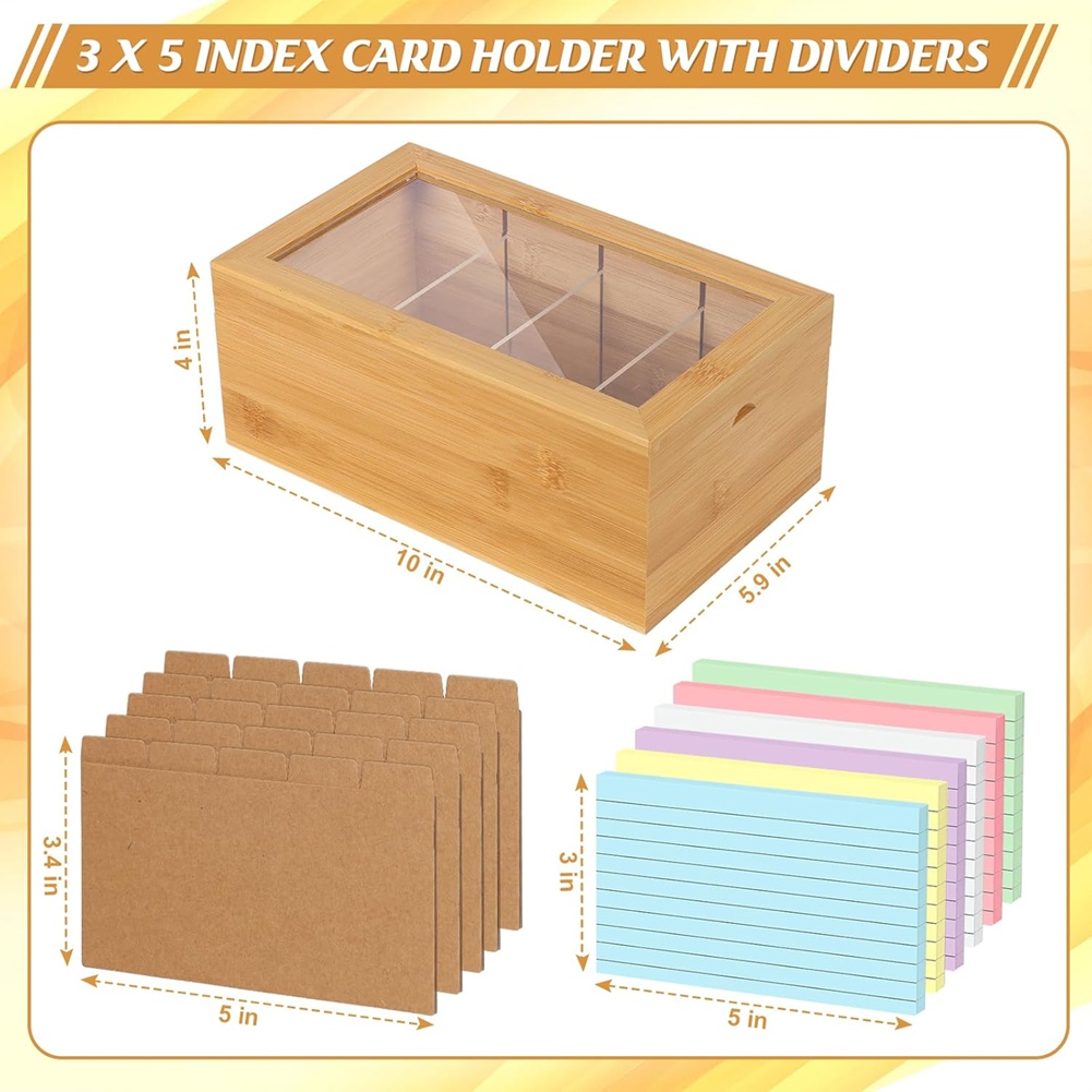 Card Index Box - Organizador de Cartões de Índice ABUA