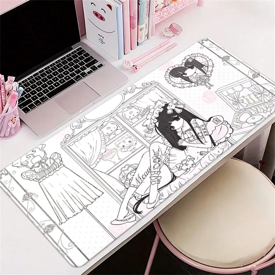 Leather Desk Pad - Mouse Pad de Couro com Estética