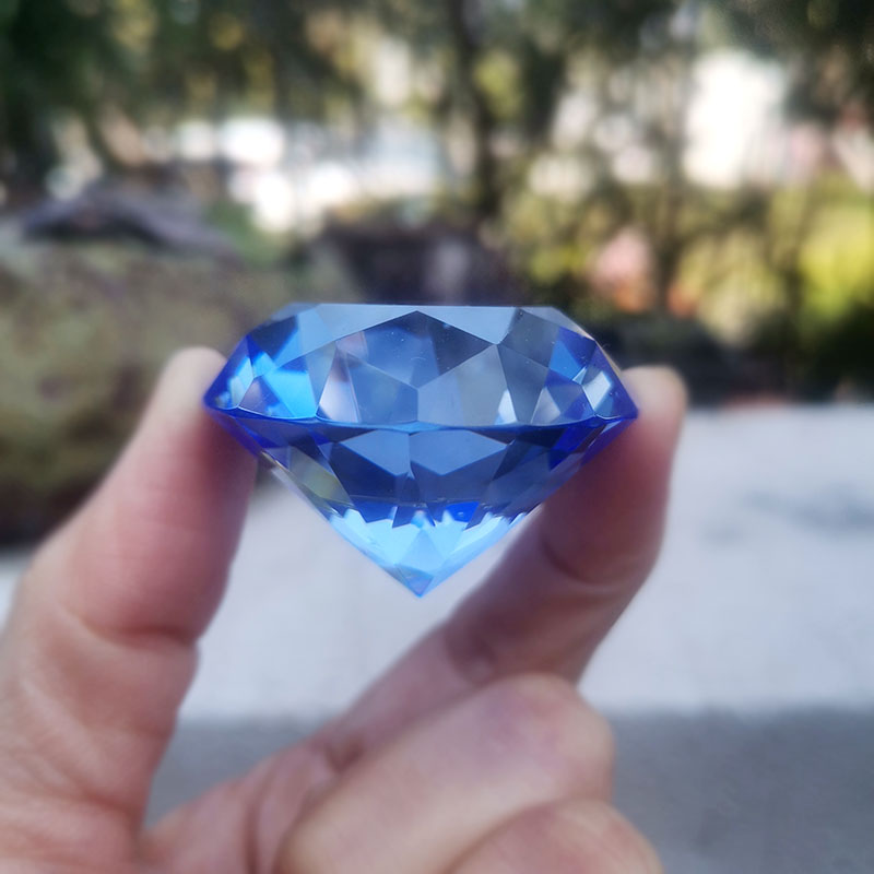 1pc cristal diamante peso de p - Paper Weight Crystal avaliação e preço