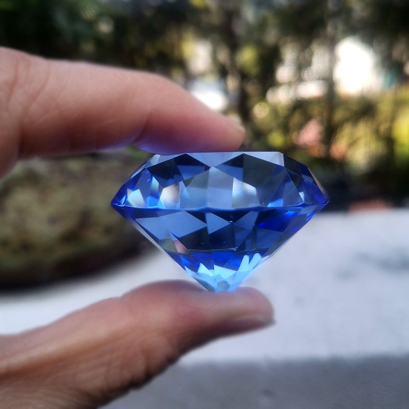 1pc cristal diamante peso de p - Paper Weight Crystal avaliação e preço