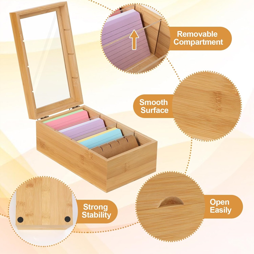 Organizador de Cartões de Índi - Card Index Box avaliação e preço