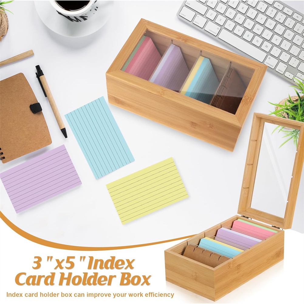 Organizador de Cartões de Índi - Card Index Box avaliação e preço