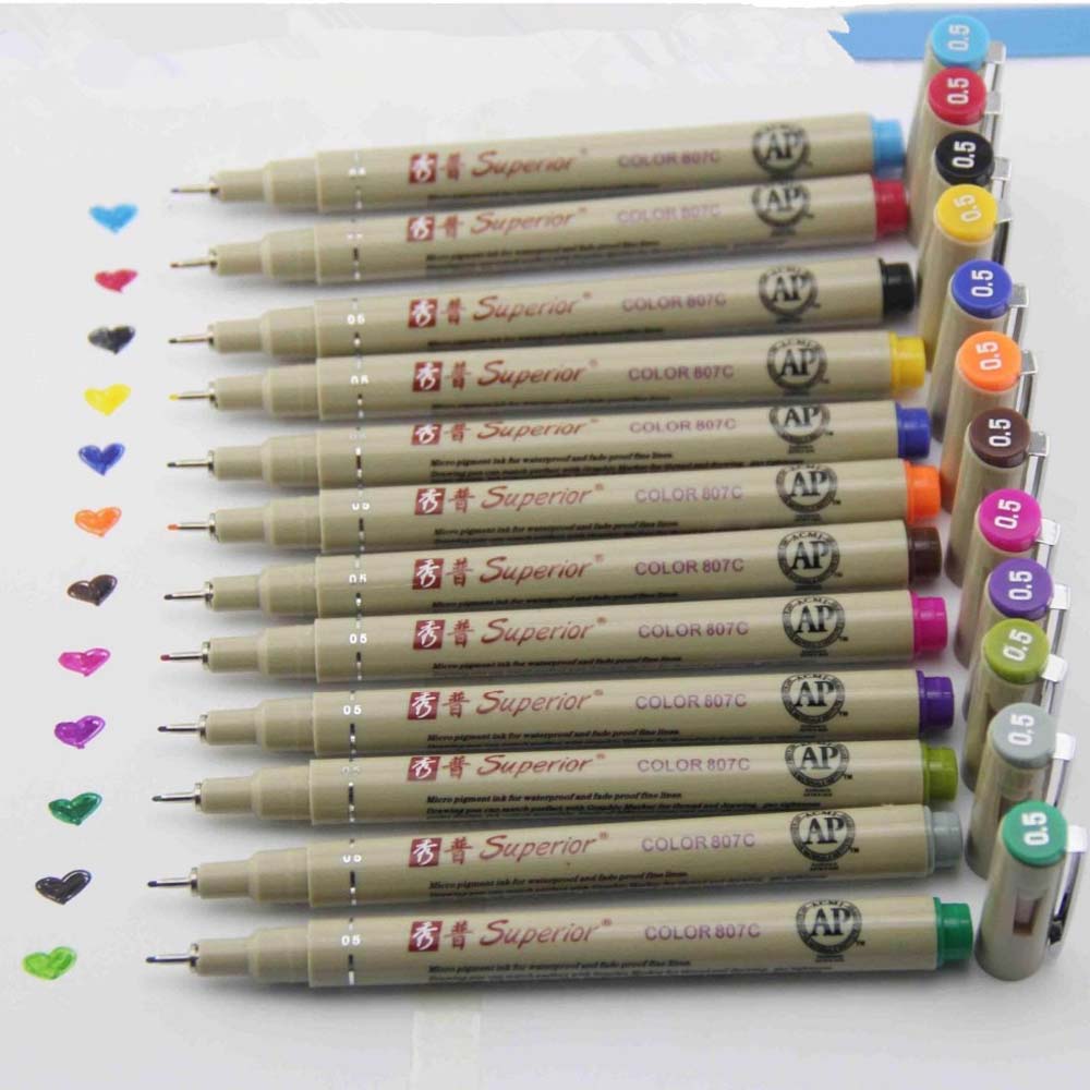 12 cores canetas de ponto poro - Copic Marker Sketch avaliação e preço