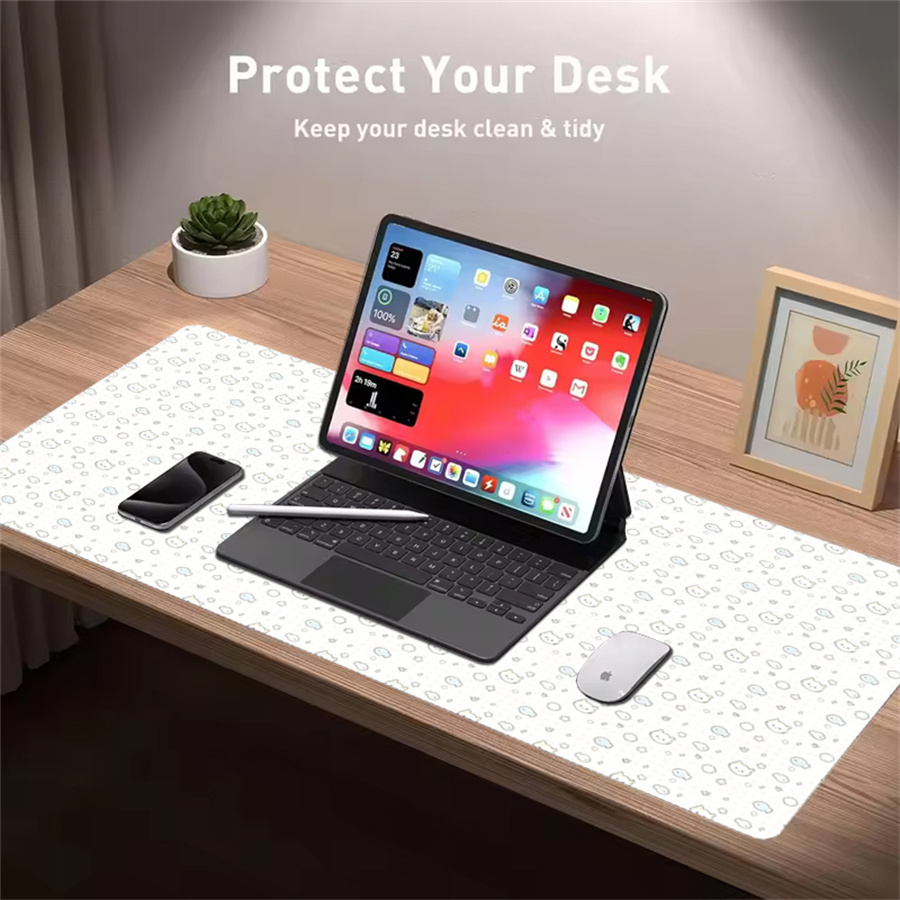Tapete de Mesa de Couro Fofo R - Leather Desk Pad avaliação e preço
